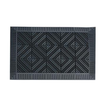 SAFEWARE/安赛瑞 室外镂空除尘地垫，灰色 105×105×2.5cm ，23427