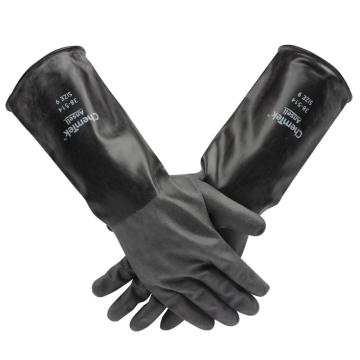 Ansell/安思尔 丁基橡胶防化手套，38-514-9，ChemTek粗糙表面丁基橡胶手套
