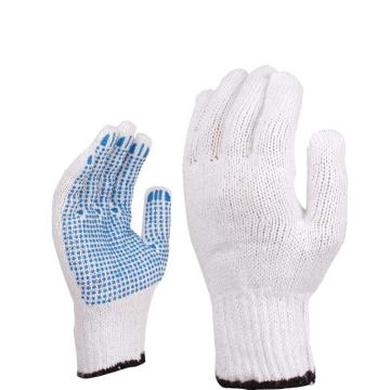 DELTAPLUS/代尔塔 点塑手套，208006-9，涤棉针织点塑手套，12副/打