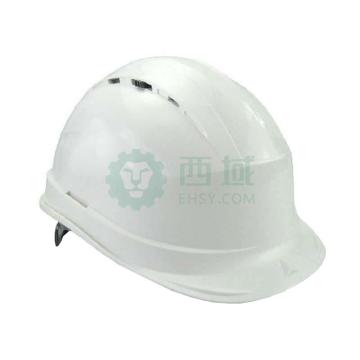 DELTAPLUS/代尔塔 安全帽，102012-BC，抗紫外线安全帽 白 插片式（不含下额带）