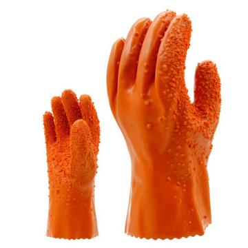 DONGYA/东亚 PVC防化手套，807，颗粒止滑手套