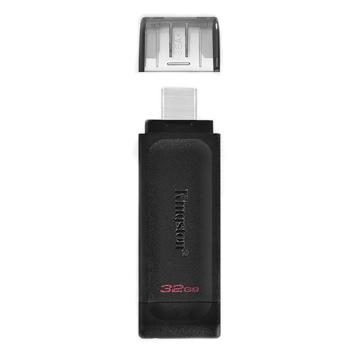 Kingston/金士顿,32GB USB3.2 Gen1 Type-C U盘 DT70 黑色