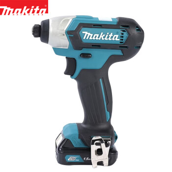 Makita/牧田 充电式冲击起子机电动螺丝刀螺丝批,最大扭矩110Nm,12V/1.50Ah两电一充,TD110DWYE