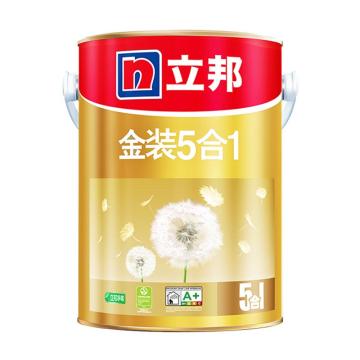 Nippon/立邦 金装五合一,白色,5L/桶