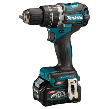 Makita/牧田 充电式无刷冲击起子电钻,最大夹持13mm,64/30Nm,40V 2.5Ah电池两电一充,HP002GD202