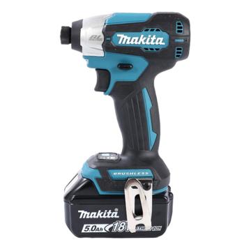 Makita/牧田 18V充电式冲击起子机,最大扭矩140Nm,电池5.0Ah+2.0Ah两电一充,DTD157SX1