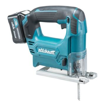 Makita/牧田 充电式曲线锯,冲程18mm 切割钢材2mm/木材65mm,12V 2.0Ah电池两电一充,JV101DSAE