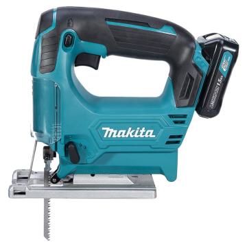 Makita/牧田 充电式曲线锯,冲程18mm 切割钢材2mm/木材65mm,12V 4.0Ah电池两电一充,JV101DSME