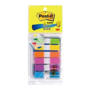 3M Post-it® 指示标签 , 20片X6色 荧光色 挂装 683-6CF