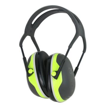 3M 头戴式耳罩 ,X4A ,PELTOR X系列 绿黑