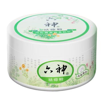 LIUSHENG/六神 爽身粉祛痱粉150g , （绿盒）