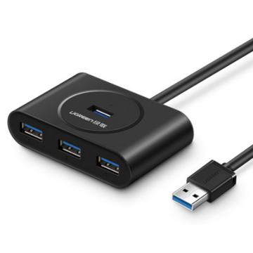 UGREEN/绿联 USB3.0集线器 ,CR113 30218 4口分线器 带Type-C供电接口 1.5米