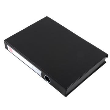 COMIX/齐心 办公必备磁扣式PVC档案盒 ,A1297 A4 55MM 黑