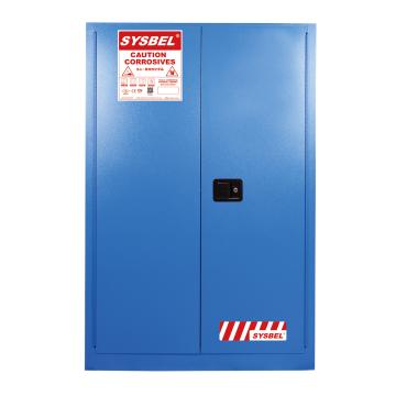 SYSBEL/西斯贝尔 弱腐蚀性液体安全柜 ,FM认证 ,45加仑/170升 ,蓝色/手动 ,不含接地线 ,WA810450B