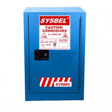 SYSBEL/西斯贝尔 弱腐蚀性液体安全柜 ,FM认证 ,12加仑/45升 ,蓝色/手动 , WA810120B