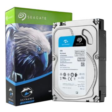 Seagate/希捷 监控硬盘 ,ST8000VX010 8TB 256MB SATA 垂直 机械 PMR CMR 酷鹰SkyHawk