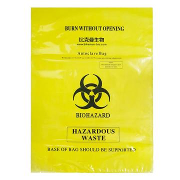 BKMAM/比克曼生物 耐高温生物安全袋（PP复合膜材质），黄色，61*81cm，110106009，50个/袋，12袋/箱