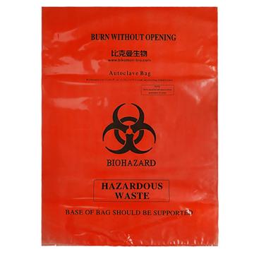 BKMAM/比克曼生物 耐高温生物安全袋（PP复合膜材质），红色，41.5*60cm，110106005，50个/袋，18袋/箱