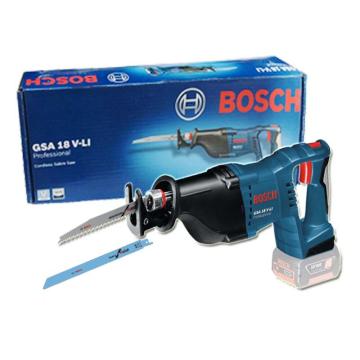 BOSCH/博世 充电锂电马刀锯往复锯，裸机(不含电池充电器)附带两根马刀锯条,GSA 18V-Li,060164J080