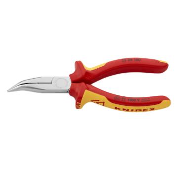 KNIPEX/凯尼派克 Knipex 1000V绝缘尖嘴钳，40度弯嘴，25 26 160