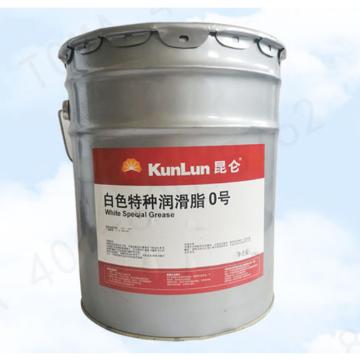 KunLun/昆仑 润滑脂，0号，白色特种润滑脂，15KG/桶