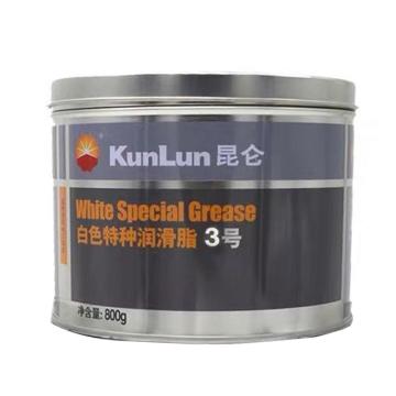KunLun/昆仑 白色特种润滑脂，3号 800G*12/箱
