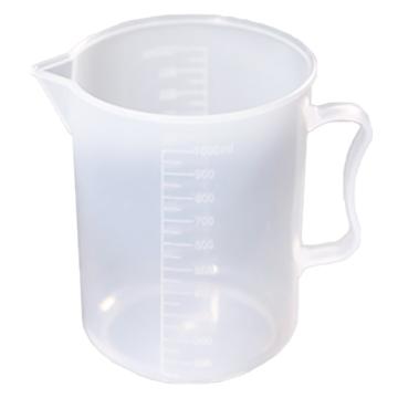 LG/垒固 塑料量杯（PP），带把手，1000ml，S-000105