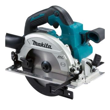 makita/牧田 无刷充电式圆锯木工切割机，165mm锯片，18V 5.0Ah电池两电一充，DHS660RTJ