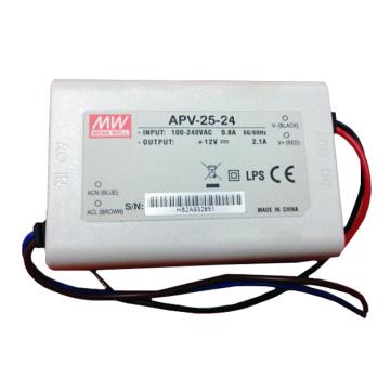 MEANWELL/明纬 防水开关电源，IP42，APV-25-24