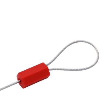 SAFEWARE/安赛瑞 抽紧式钢丝铅封（100根装）红色，Φ1.8×295mm（包），23471