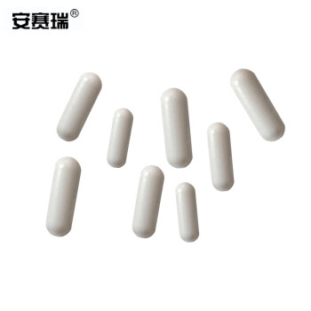 SAFEWARE/安赛瑞 聚四氟磁力搅拌子（2个装）圆柱形四氟磁子实验用C型搅拌器转子，C50（8×50mm），600235