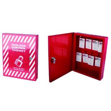 SAFEWARE/安赛瑞 锁具管理箱（空箱）-红色粉末喷涂钢板，箱门可上锁，内置8个挂点，260×322×55mm，14730