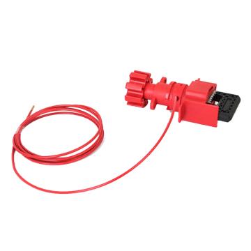 SAFEWARE/安赛瑞 万用闸阀锁具，配1条锁定绑绳，尼龙材质，红色，37036