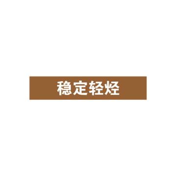 SAFEWARE/安赛瑞 管道标识-稳定轻烃，自粘性乙烯表面覆膜，棕底白字，25×125mm，15029，10张/包