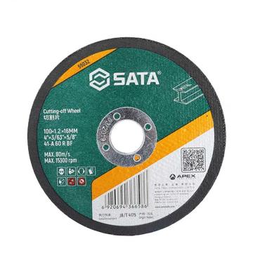 SATA/世达 不锈钢切割片，105x1.0x16mm，55002，25的倍数起订