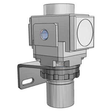 SMC 直动式精密减压阀，ARP20-01BE-3