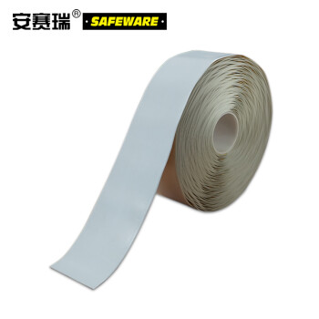 SAFEWARE/安赛瑞 重载型划线胶带，1mm厚PVC基材，50mm×30m，白色，14398