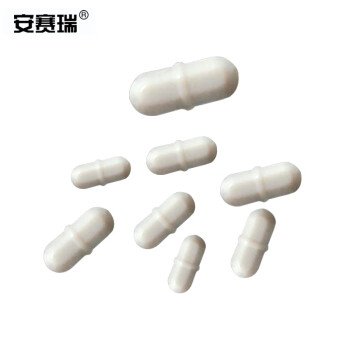 SAFEWARE/安赛瑞 聚四氟磁力搅拌子（2个装）圆柱带节形，B型转子，B100（10×100mm），600224