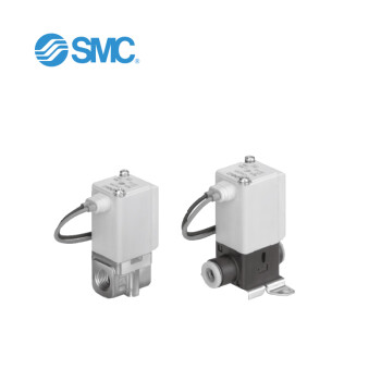 SMC 小型直动式2通电磁阀，空气用单体，VDW20PAXB