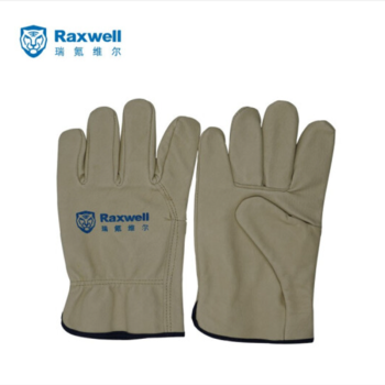 Raxwell 优质猪皮全皮手套，12副/袋，RW2501