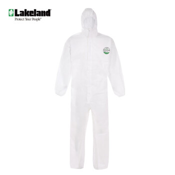 雷克兰Lakeland SafeGard®76赛服佳防护服，高透气SMMS面料，欧标5、6类，ES428白色，S码