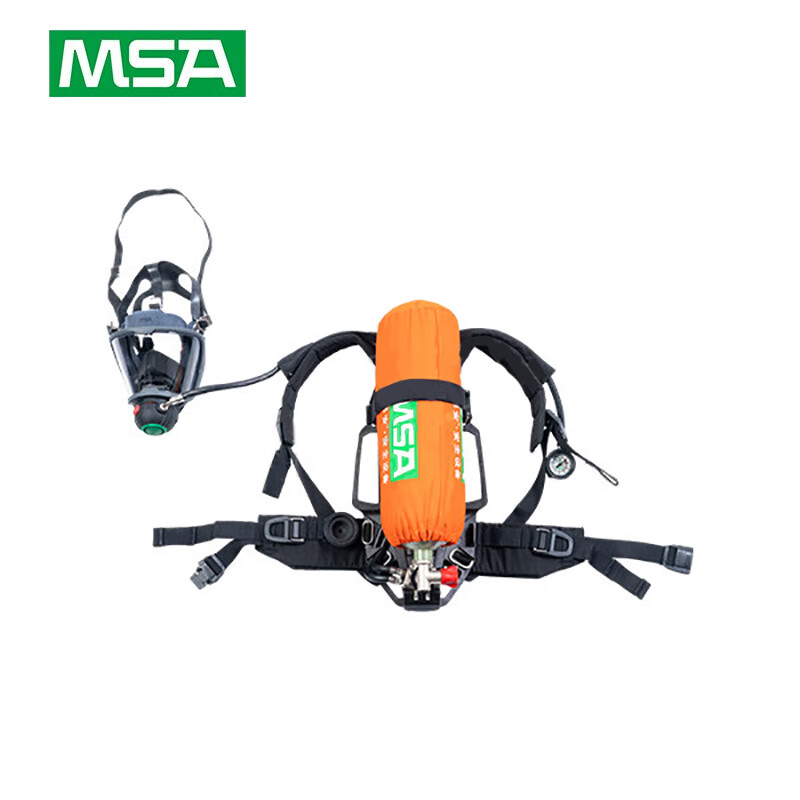 MSA 空气呼吸器,AX2300,6.8L,无表瓶阀中号 10240485