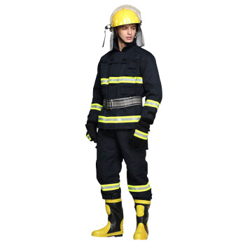CNMF/谋福 灭火防护服 3C消防战斗服消防员灭火装备 3C认证款5件套【180（含头盔手 腰带服装靴子）】8626 100001791325