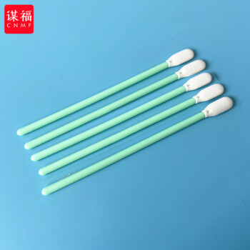 CNMF/谋福 6199 细无尘布净化棉签不掉屑镜头显示屏线路板擦拭棒 海绵中扁头（100只）5包装 100034667420