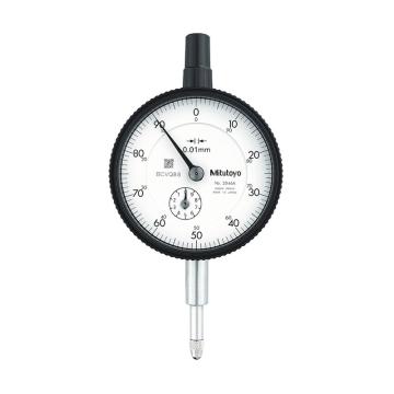 Mitutoyo/三丰 百分表 2046AB（含304所计量检测） 0-10mm、平型后盖、指针式、含304所计量检测