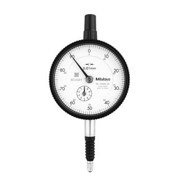 Mitutoyo/三丰 百分表 2046AB-60 0-10mm、平型后盖、防水型、不含第三方检测