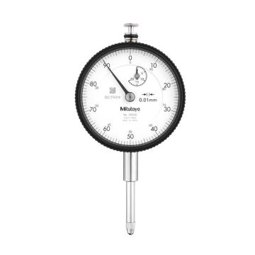 Mitutoyo/三丰 百分表 2050AB 0-20mm、平型后盖、不含第三方检测