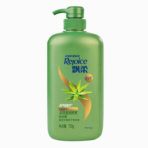 REJOICE/飘柔 洗发露 家庭护理芦荟长效止痒滋润 750g