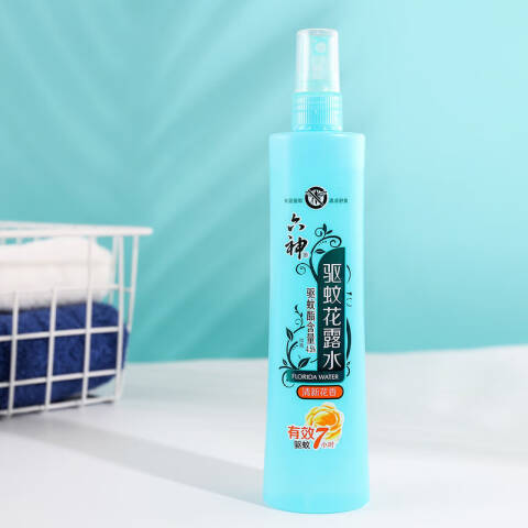 LIUSHENG/六神 喷雾驱蚊花露水 清新花香 180ml