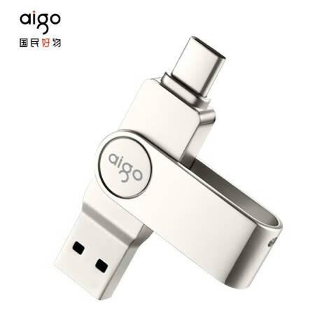 aigo/爱国者 TYPE-C手机U盘 双接口优盘 USB3.2高速读写大容量 USB3.1 U356-64GB